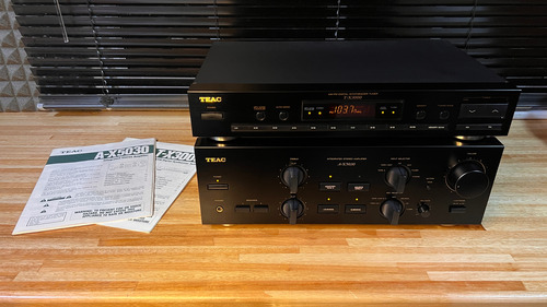 Amplificador Teac A-x5030 + Sintonizador T-x3000!!!! Tbaudio Negro (Usado)