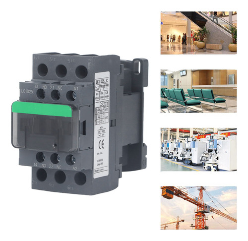 Electric Motor Contactor Ac 1no 1nc 25a 380v High Voltage