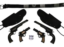Comprar Kits 02 Coldre 04 Pistola Xerife Arma Brinquedo Velho Apache