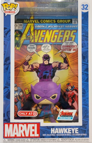 Pop! Comic Covers #32: The Avengers Hawkeye Target