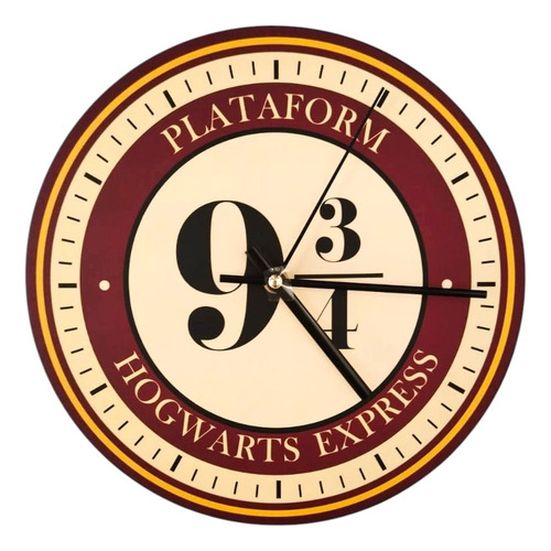 Reloj De Pared Analógico Nochtterna Harry Potter Plataforma