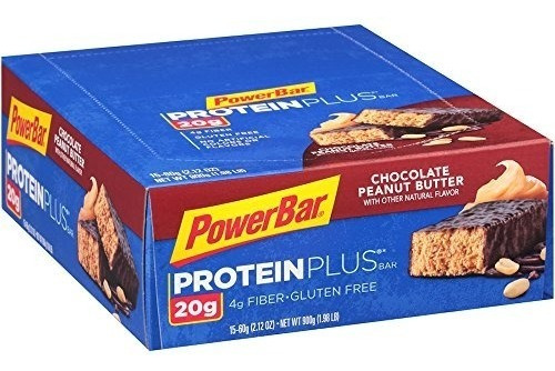 Barra Powerbar Protein Plus, Mantequilla De Maní Chocolate,