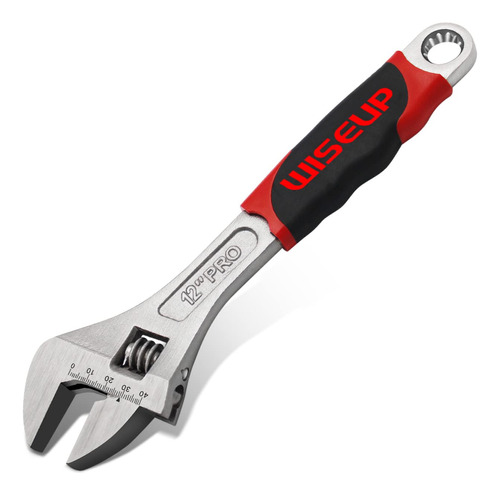 Wiseup Llave Ajustable Profesional Cr-v De 12 Pulgadas, Herr