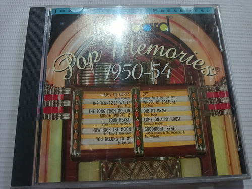 Cd Pop Memories 1950 54 Billboard Música Años 50s