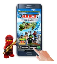 Comprar Invitación Interactiva Ninjago Con Botones Mapa Y Confirmar Ninjago