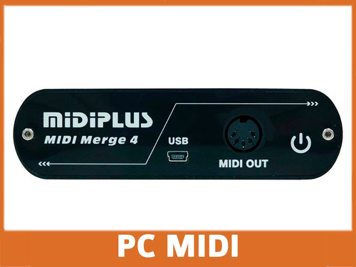 Imagen 4 de 8 de Midiplus Midi Merge 4 Interfaz Midi 4 Midi In 1 Midi Out