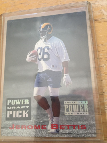 Jerome Bettis Tarjeta De Novato Power Draft Pick 1993