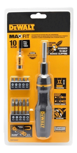 Imagen 7 de 9 de Destornillador Tipo Matraca Maxfit Dewalt Dwht66567