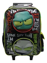 Comprar Mochila Escolar Cresko Ultra Zombie 16p Carrito Rueditas Color Duo zombie Diseño de la tela ZOMBIES