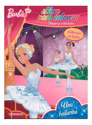 Libro Barbie: Una Bailarina (libro Para Colorear)