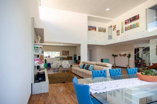 Imagem 2 de 30 de Casa Com 4 Dormitórios À Venda, 507 M² Por R$ 1.700.000,00 - Condomínio Quintas De São Fernando - Cotia/sp - Ca2243