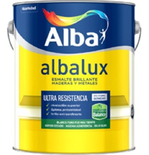 Albalux Esmalte Al Agua Balance Blanco 4 Lts