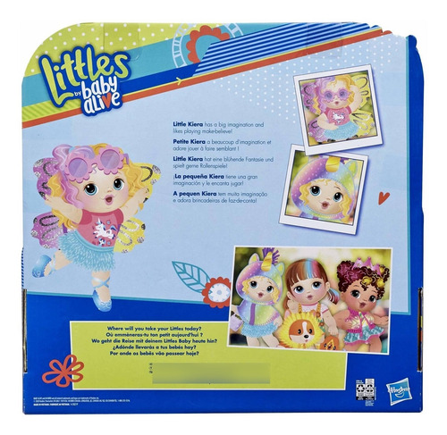 Little Baby Alive Estilo Fantasia Unicornio Con Accesorios.