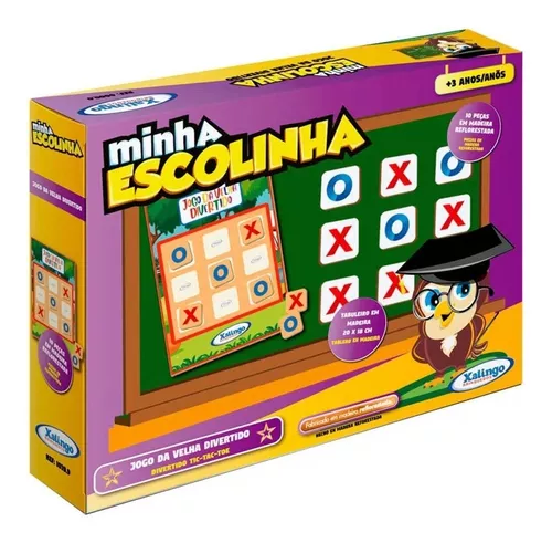 Jogo da Velha Clássico, Brinquedo Educativo Montessori