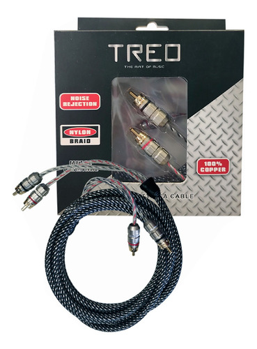 Cable Rca 3 Mts Treo Tr-3mrca 100% Cobre Libre Oxigeno