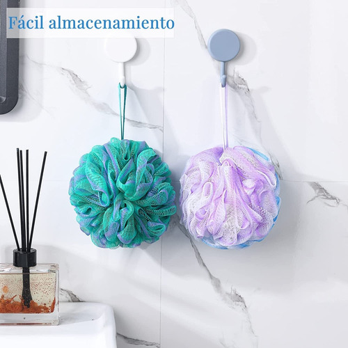 Paquete De 4 Esponjas De Baño Exfoliantes Corporales