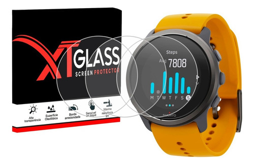 Kit 3 Peliculas Vidro Temperado Xtglass Para Watch Suunto 5