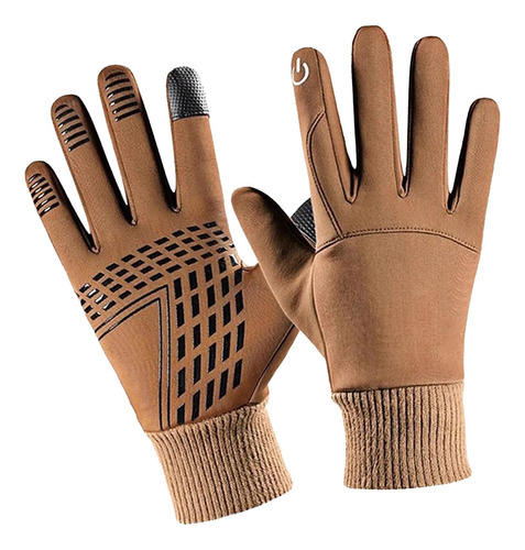 Guantes De Esquí De Invierno Guantes De Nieve, Con Xl Caqui