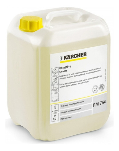 Limpiador Alfombra Carpetpro Rm 764 Oa Karcher 10 Litros