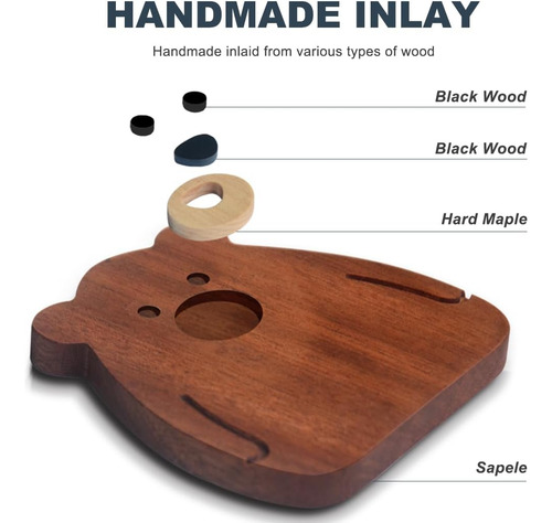 Posavasos De Oso Hechos A Mano Con Múltiples Incrustaciones