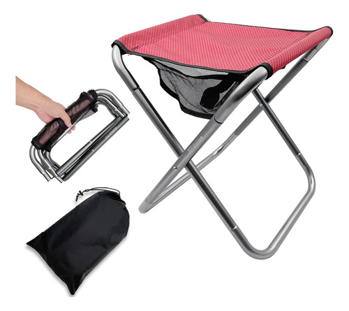 Taburete Plegable Para Camping, Taburete Plegable Portátil D