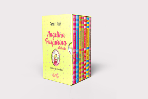 BOX – COLEÇÃO ANGELINA PURPURINA, de Fanny Joly. Editora MILK SHAKESPEARE - FARO EDITORA, capa mole em português