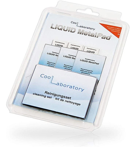 Coollaboratory Liquid Metalpad 3xcpu / 3xgpu + Kit De Limpi.