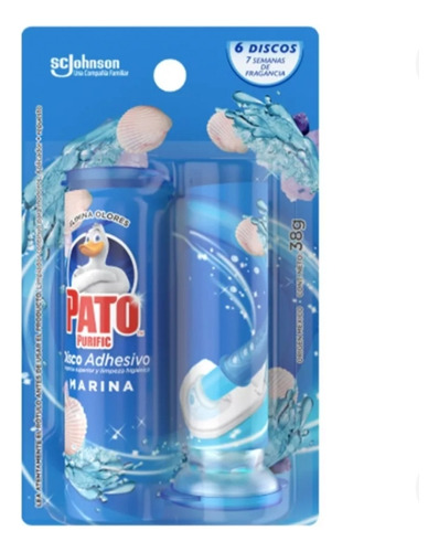 Pato Purific Aparato Limpiador Gel Inodoro Disco Marino 