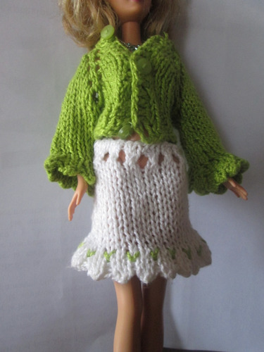 Imagen 5 de 8 de Ropa Para Barbie- 4 Prendas Tejidas X $290