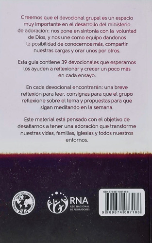 Imagen 2 de 3 de Devocionales Para Ministerios De Adoración Transforma