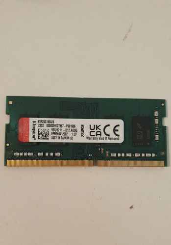 Memoria Ram Kingston De 8gb Ddr4 - Kvr26s19s6/8