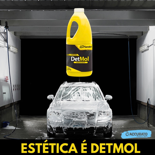 Shampoo Automotivo Detmol 2l Limpeza Pesada Lava Carro Moto