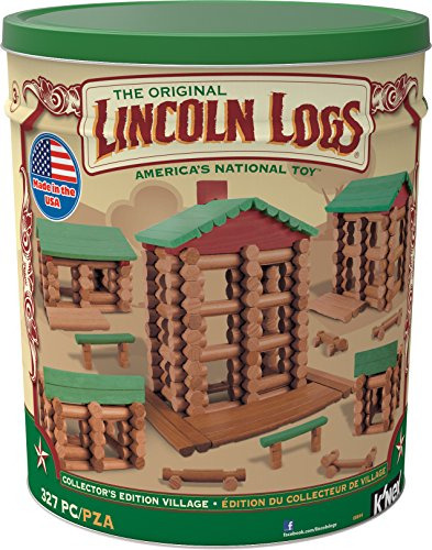 Set De Construccion Infantil Lincoln Logs, 327 piezas, Para