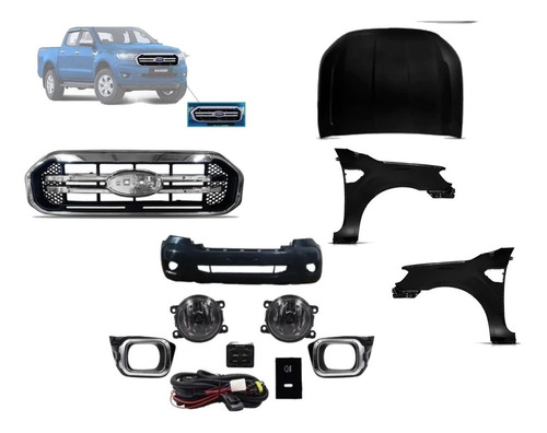 Kit Frente Completo Ford Ranger 2020 2021