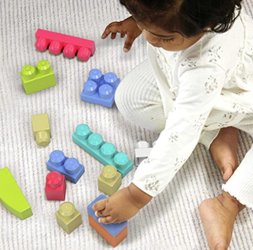 Fisher Price Megabloks 60 Piezas Rojo