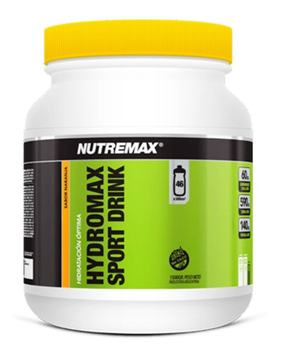 Nutremax Hydromax Sport Drink 1520grs Hidratación Óptima