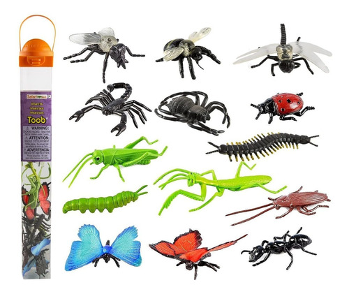 Safari Ltd Insects Toob Viene Con 14 Figuras De Juguete