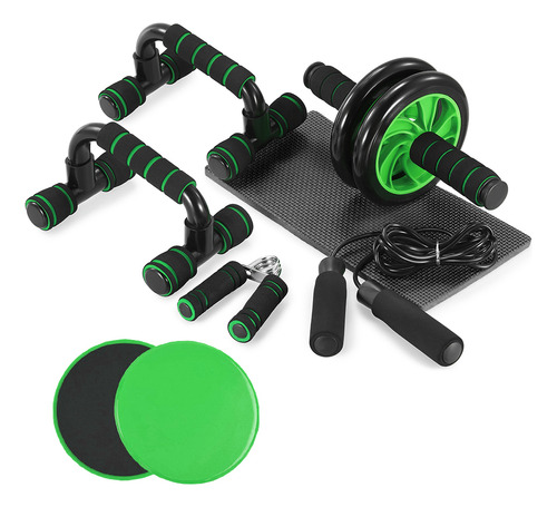 Ab Roller Gripper, Cuerda, Almohadilla Para Manos Y Tallador