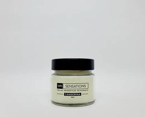 Imagem 3 de 7 de Tangerina - Vela Aromática Perfumada Decorativo 140g