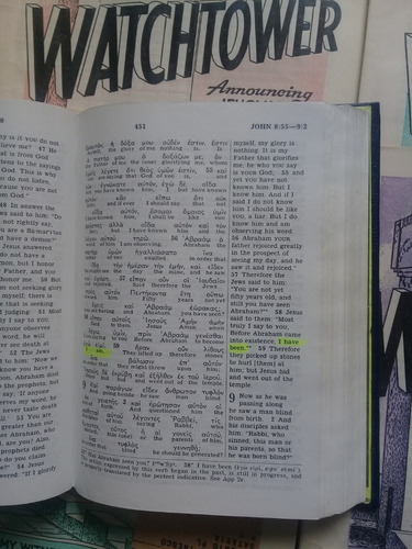 Kingdom Interlineal Greek Scriptures - Watchtower - T Jehova (Usado)