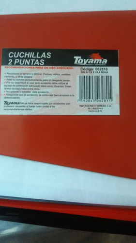 Imagen 2 de 3 de Cuchilla Para Desmalezadora Marca Toyama