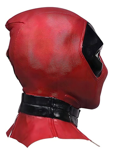 Zheng Deadpool Cosplay Máscara Suave Pvc Casco Hallween Color Rojo