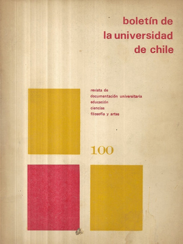 Boletín De La Universidad De Chile / N° 100