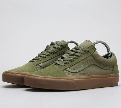 vans verde militar old skool