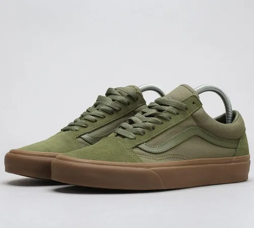 Honesto sagrado canción Tenis Vans Old Skool Gamuza Liga Verde Militar Winter Moss | Envío gratis