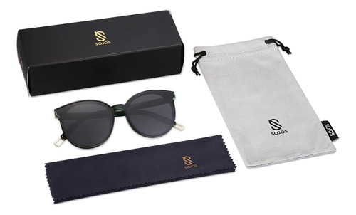 Sojos Gafas De Sol Redondas De Moda Para Mujeres Y Hombres D