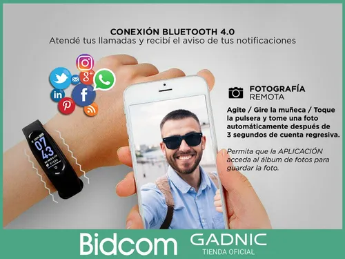 Smartband gadnic sw22 bluetooth hotsell