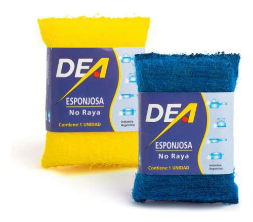Esponja De Plastico Dea Para Limpieza Cocina, Sup Delicadas