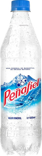 Agua Mineral Peñafiel 600ml De Manantial 12 Botellas