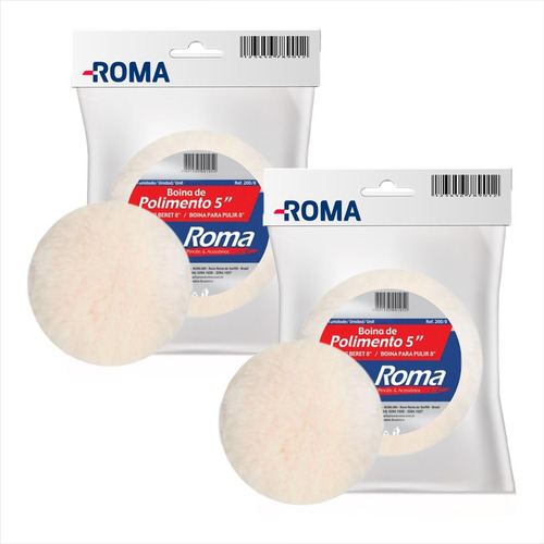 Boina De Polimento Roma 5'' Kit 2und